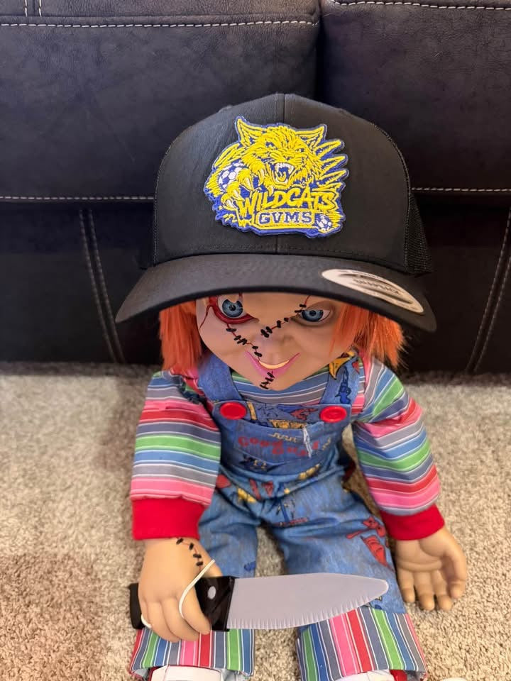 Guyan Valley Wildcats soccer embroidery patch truck hat