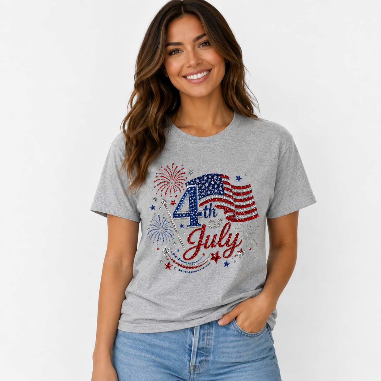 4th of July bling design