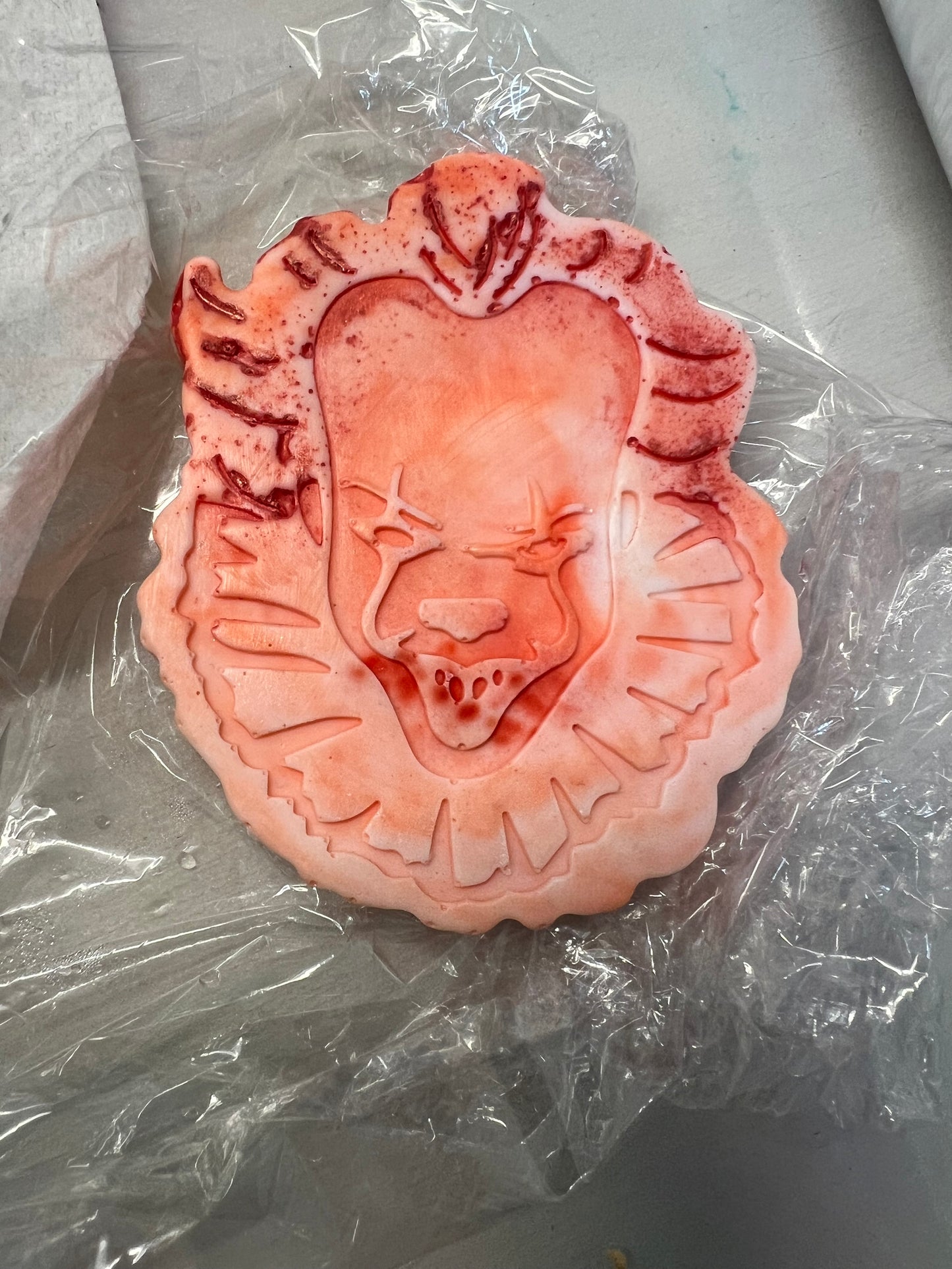 Pennywise upside down cake soap bar