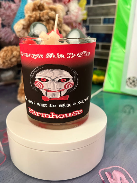 Saw Farmhouse candle