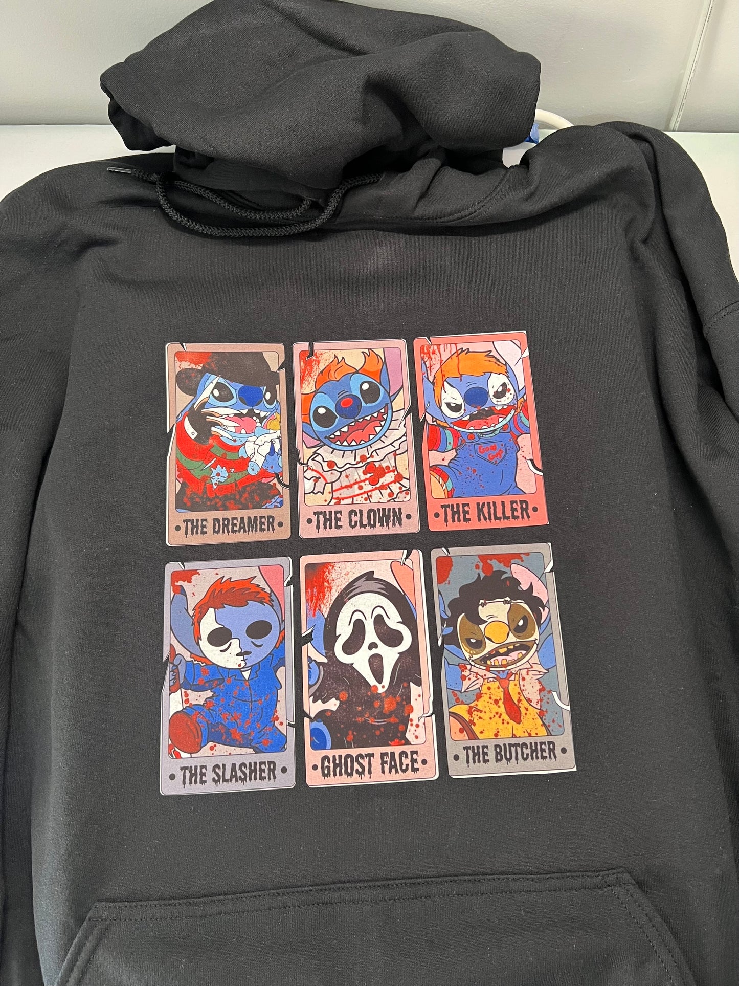 Stitch ghostface hoodie