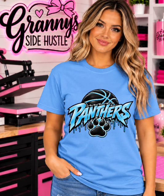 Panthers basketball paw print